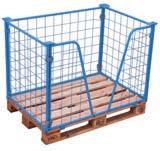Handling of pallet Pallet converter Type 63 Welded steel construction; Suitable for Euro and industry