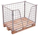 Pallet converter Type 63, galvanised Welded steel construction; Suitable for Euro and industry pallets; Stackable, but do not move when stacked;