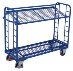 Shelf trolley with 2 mesh shelves sw-540.223 1510 550 1235 1355 550 47,0 250 160 x 40 sw-640.