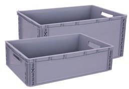 clipping in shelves: 150 mm; Suitable for plastic crates 600 x 400 mm (W/D); Pictured with plastic crates 600 x 400 x 170 mm (W/D/H); Trolleys