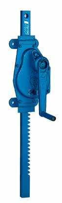 Hoisting Equipment Rack & Pinion jacks ZWW capacity 1500 ZWW-L capacity 250 and 500 ZWW-L capacity 1000 Assembly plate available for following models only: ZWW-L 250 and ZWW-L 500 Technical data