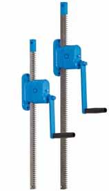 Features Robust steel design with precisely machined worm and spur gears for smooth and easy manual operation. Solid steel rack with additional bore hole for fastening of the load.