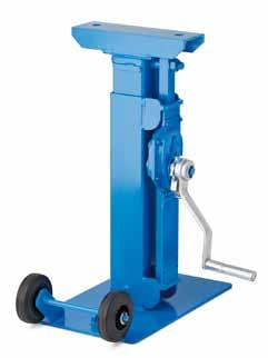 Hoisting Equipment Rack & Pinion jacks Lifting jack model HB-W 1500 The stable lifting jack with integrated 1,5 t steel jack for supporting tube and bar material.