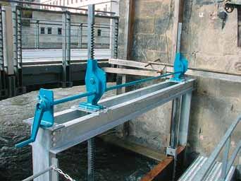 Hoisting Equipment Rack & Pinion jacks Sluice gate jack model SCH-W 1500-10000 The reliable sluice gate jack for opening and closing gates in sluices.