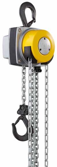 Hoisting Equipment Hand chain hoists Patented! Rotating hand chain guide Chain guide Available in explosion proof version (please see page 448).