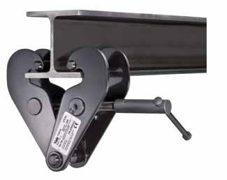 Hoisting Equipment Beam clamp Beam clamp model YC 1000-10000 Provides a quick and versatile rigging point for hoisting equipment, pulley blocks or loads.