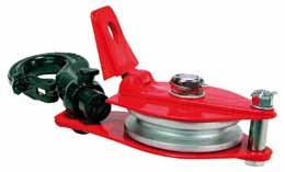 Hoisting Equipment Cable puller/accessories Pulley blocks, hinged, with single steel sheave 1000-6400 One side of the Yale pulley blocks is hinged and can be opened for easy and quick positioning of