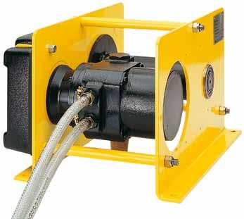 Hoisting Equipment Electric & Pneumatic winches Pneumatic winch model RPA 250-500 The conception is in accordance with the design of the model RPE.