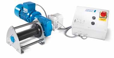Hoisting Equipment Electric & Pneumatic winches Electric winch model BETA SL 250-2000 Electric winches of the BETA SL range are used for lifting, towing and positioning of loads.