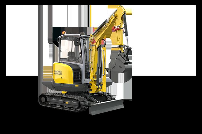 EZ26 Tracked Zero Tail Excavators The design for champions: EZ26 The compact excavator EZ26 guarantees modern design, flexibility and ease of use.