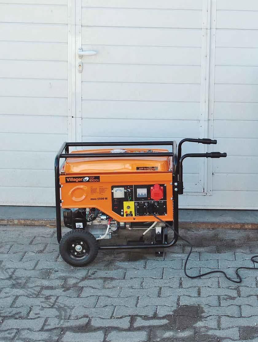 generators Villager portable generator is an ideal choice for providing power to lights and home appliances during power outages.
