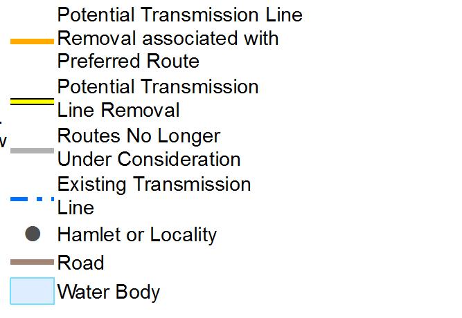 The alternate route also presents a viable alternative. None of these options have been approved.
