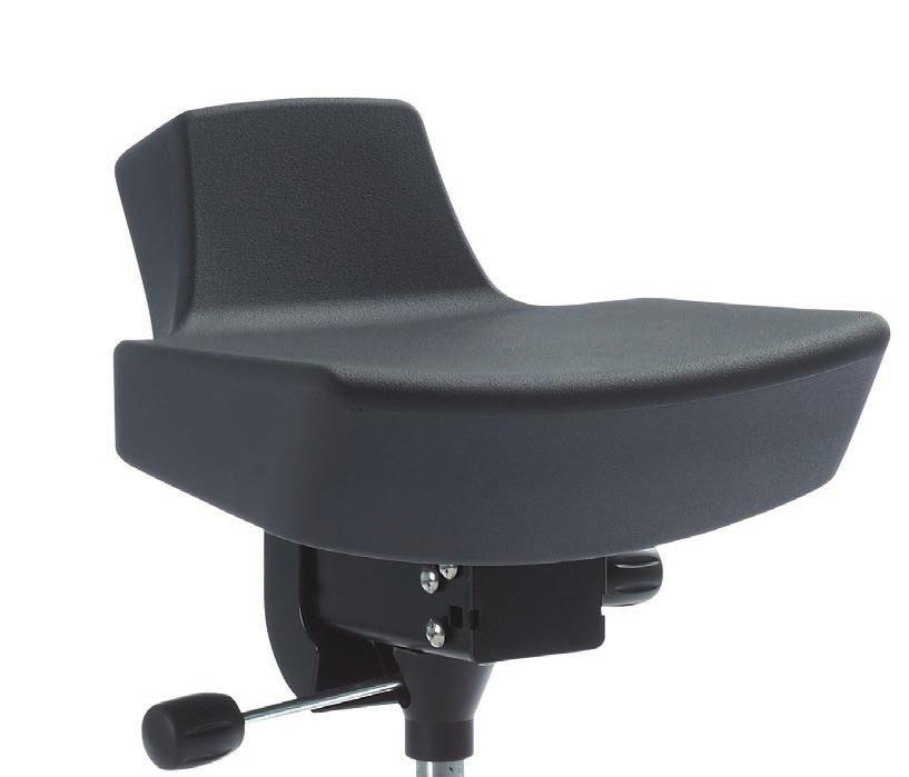 UN NEPTUN accessories Footring/Base footring GLOBAL 5 17 EASY SEAT Neptun Seat of moulded 100 mm polyurethane-foam with lumbar support.