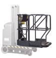 22 m stock picking/ personnel platform* Front entry with flexible or fixed rail set-up 230 kg total capacity * Stock is placed at foot level on this