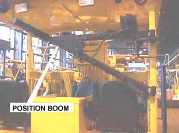 OPERATION BOOM AND WINCH LOCATION LOCKUP PROCEDURE WHEN USED 1.