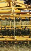 Vermeer R2300 TwinRake: 18' - 23' raking widths 3' - 6' adjustable windrows Hydraulic windrow width control Hydraulic raking width control Optional basket speed control Mechanical basket height