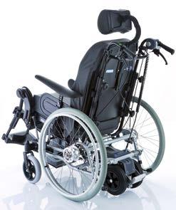All of the wheelchair s functions remain accessible. That s why the viaplus V12 can simply be left on the wheelchair after a walk without restricting the use of its functions.