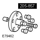 Wheel Knuckle 204-619 G-Clamp 205-754A Splitter, Ball Joints 205-857