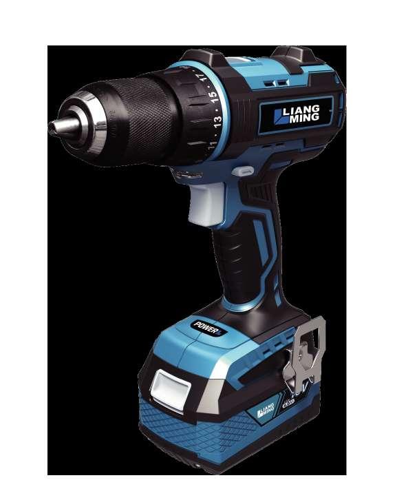 Impact Drill CD-0318E Drill CD-0218E One-sleeve keyless metal chuck offers increased drilling durability 19+1 torque setting to meet different working needs 2 speed setting supports variable driving