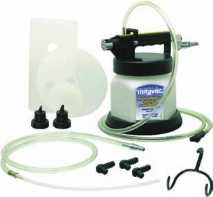 Kit includes an advanced selection of accessories that ensure maximum convenience and performance for greater productivity. Compressed air operation Integrated 1.9 quart (1.