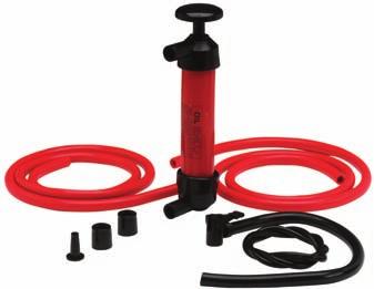 The pump is small and lightweight, so it fits easily in a toolbox or the trunk of a car, making it convenient to store where you use it the most.