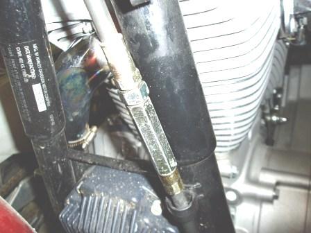 Cable adjuster adjusted all the way in. Installing Rekluse Clutch Lever Spring 5.