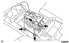 A750F AUTOMATIC TRANSMISSION: SHIFT LEVER ASSEMBLY: REMOVAL (2007 4Runner) Last Modified: 4-26-2007 Service Category: Drivetrain 1.