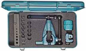 234 E 234 DOUBLE FLARING TOOL SET PARTS TFor standard-compliant (DIN 74234) double flaring tools on brake lines, coolant lines, hydraulic and pneumatic pipes with a wall thickness of 0.7 to 1.
