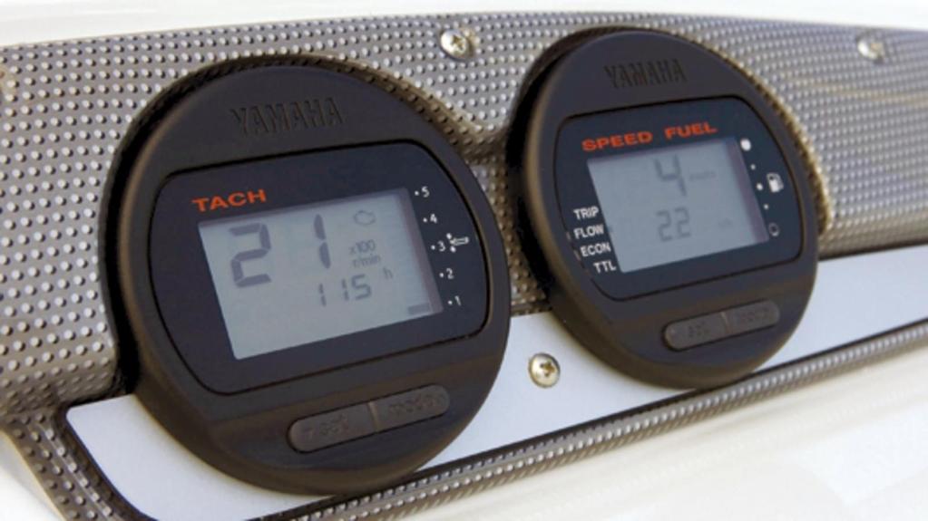 Digital Network Gauges The F150 is compatible with Yamaha s advanced Digital Network Gauges, giving you the information needed to maximise engine performance and efficiency, including a Multifunction