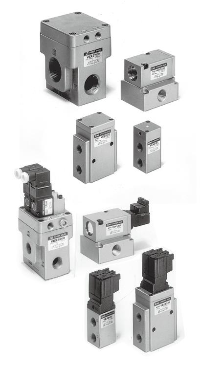 Power Valve: Position Valve Series Variety of circuits in simple construction position valve suitable for intermediate and emergency stop of large size cylinder.