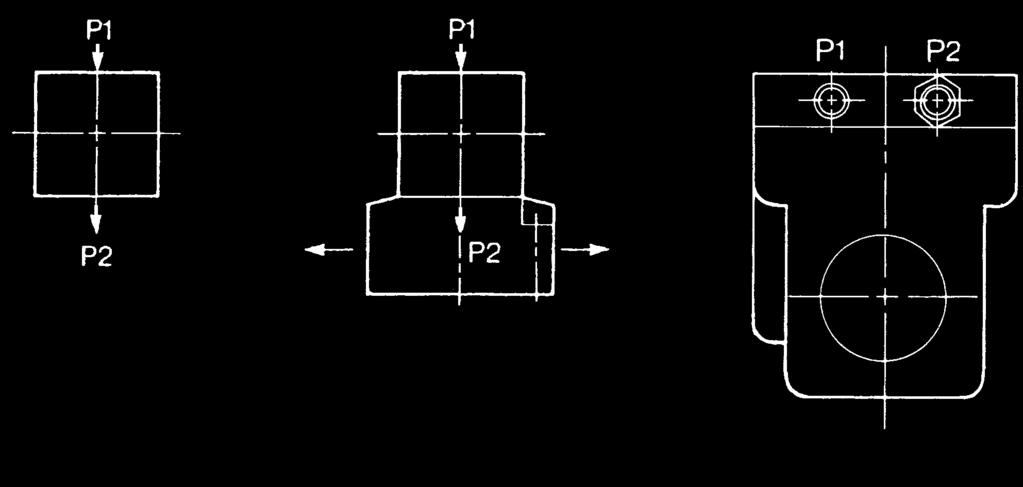 Power Valve: Regulator Valve Series Flow Characteristics 0 / 0 Port () pressure (MPa) Port (P)