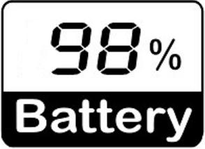 3.12 Battery capacity level The battery capacity remains in percentage. 3.