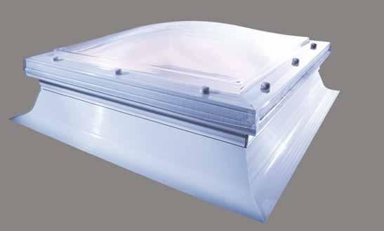 SELECTED RANGE OF POLYCARBONATE AND FLAT GLASS ROOFLIGHTS Polycarbonate Dome Designed to perform Mardome Dome Rooflights, glazed in damage resistant polycarbonate, are a popular choice for flat and