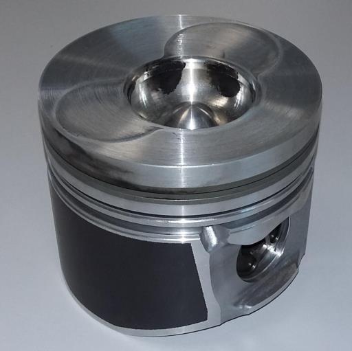 3 mm [62], which is not enough to lower the compression ratio to 16, it was decided that the piston height has to be lowered. Therefore, the piston height was lowered by.
