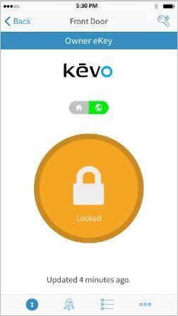 Features & Benefits Home Locking & Unlocking While