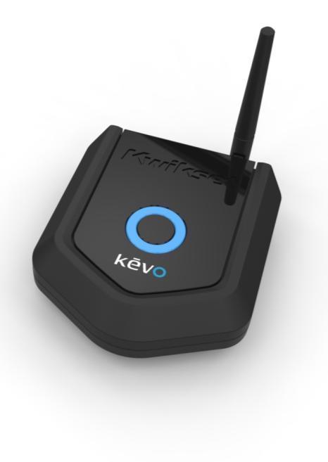 Kevo Plus Overview Power Connection Ethernet Port Antenna Blue LED Light Ring Gateway is easy and simple to