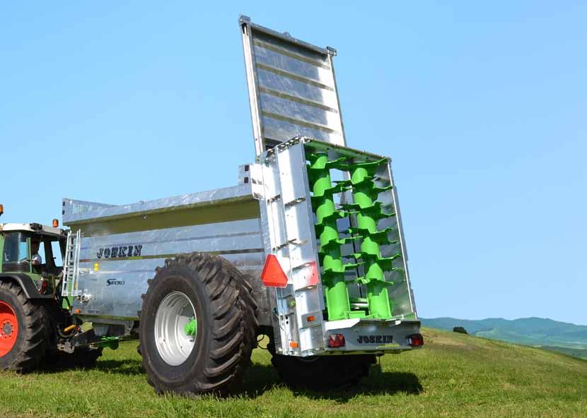 A small with lowered narrow body for quality spreading The new JOSKIN Siroko spreader with lowered body is remarkable in many ways: its innovative design makes