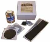 Formulated from ht resistant butyl, the repair patch can be applied to curing envelopes with butyl solution and placed in the chamber for