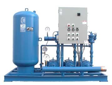 WATER PRESSURE BOOSTER SYSTEMS Model WPB-100-40TT APPLICATION Applications include commercial, industrial and other installations requiring a boost in water pressure.