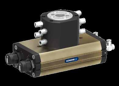 The SCHUNK SRM rotary module has a consistently modular