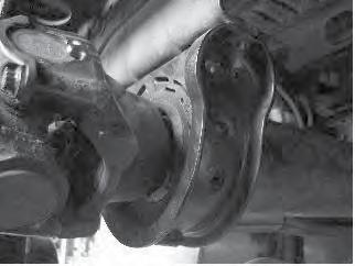 Imbalance or vibration can cause component wear, which can result in separation of the driveline from the vehicle. 5. Check the yoke shaft boot.