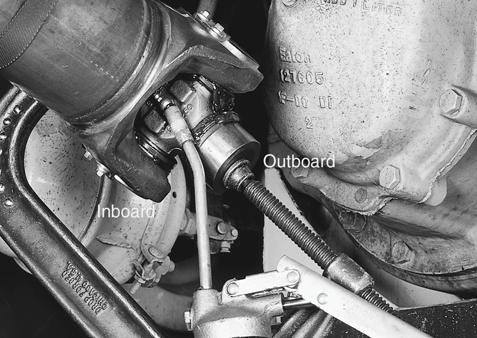 Lubrication Procedures 8. Apply a c-clamp around the outboard bearings. Apply grease gun pressure. Completely purge both inboard bearings. 9.