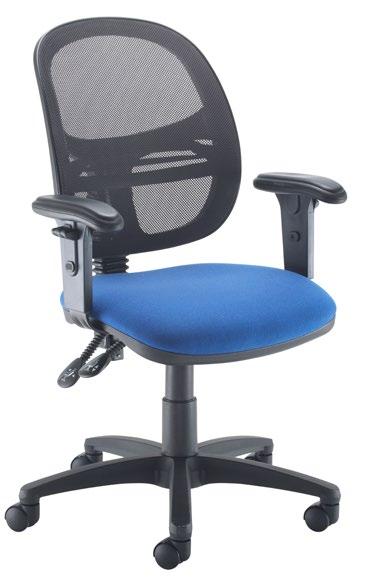 Vantage Plus - & mesh medium back operator chairs 0 Mesh back and fabric back task chairs with upholstered seat Permanent