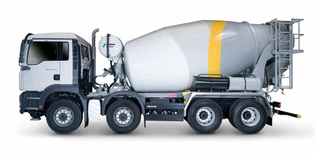 light Line We i g h t - o p t i m ised truck mixers for a maximum payload.