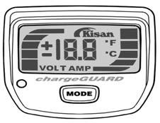 chargeguard DISPLAY chargeguard multifunction display can be flush mounted or attached to the handlebar. Auto-start feature - any activity of the battery voltage will turn it on.