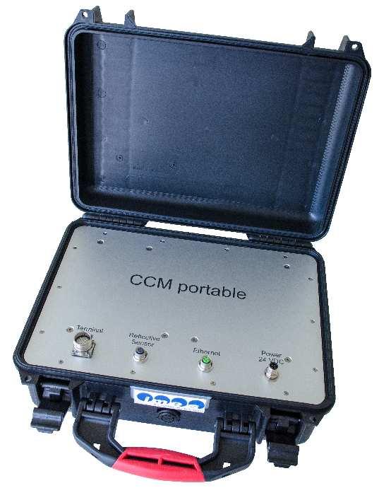CCM Marine portable CCM Marine Portable for periodic operation is a multi cylinder combustion monitoring system for 2- and 4-stroke marine diesel engines.