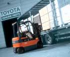 Products for the North American Market Toyota Industries in Progress 7FGU70 Internal combustion pneumatic tire counterbalanced lift truck 7FGCU25 Internal combustion cushion tire counterbalanced lift