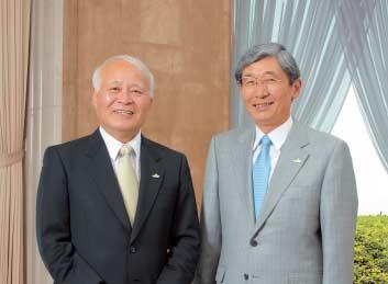 Tadashi Ishikawa Chairman Tetsuro Toyoda President Passing the Torch of Leadership In June, Tadashi Ishikawa passed the torch of leadership of Toyota Industries to Tetsuro Toyoda. Mr.