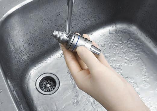 Care and Maintenance Manual Cleaning Instructions 5. Rinse with tap water Rinse the device thoroughly using cool to lukewarm running water for a minimum of 2 minutes.