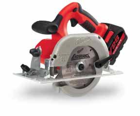 HAMMER-DRILL 0724-24 CIRCULAR SAW 0730-22 Ratcheting, single-sleeve chuck with carbide jaws for superior gripping strength Heavy-duty 2 speed gear box, with all metal gears, delivers 0-600/0-1,800